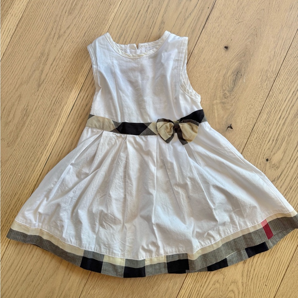 Auth Burberry Girls Dress 12-24mo